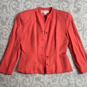 Dior Vintage Coral Women's Blazer